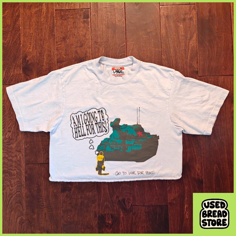 Screen Printed Am I going to Hell for This Tiananmen Square Tshirt L Streetwear